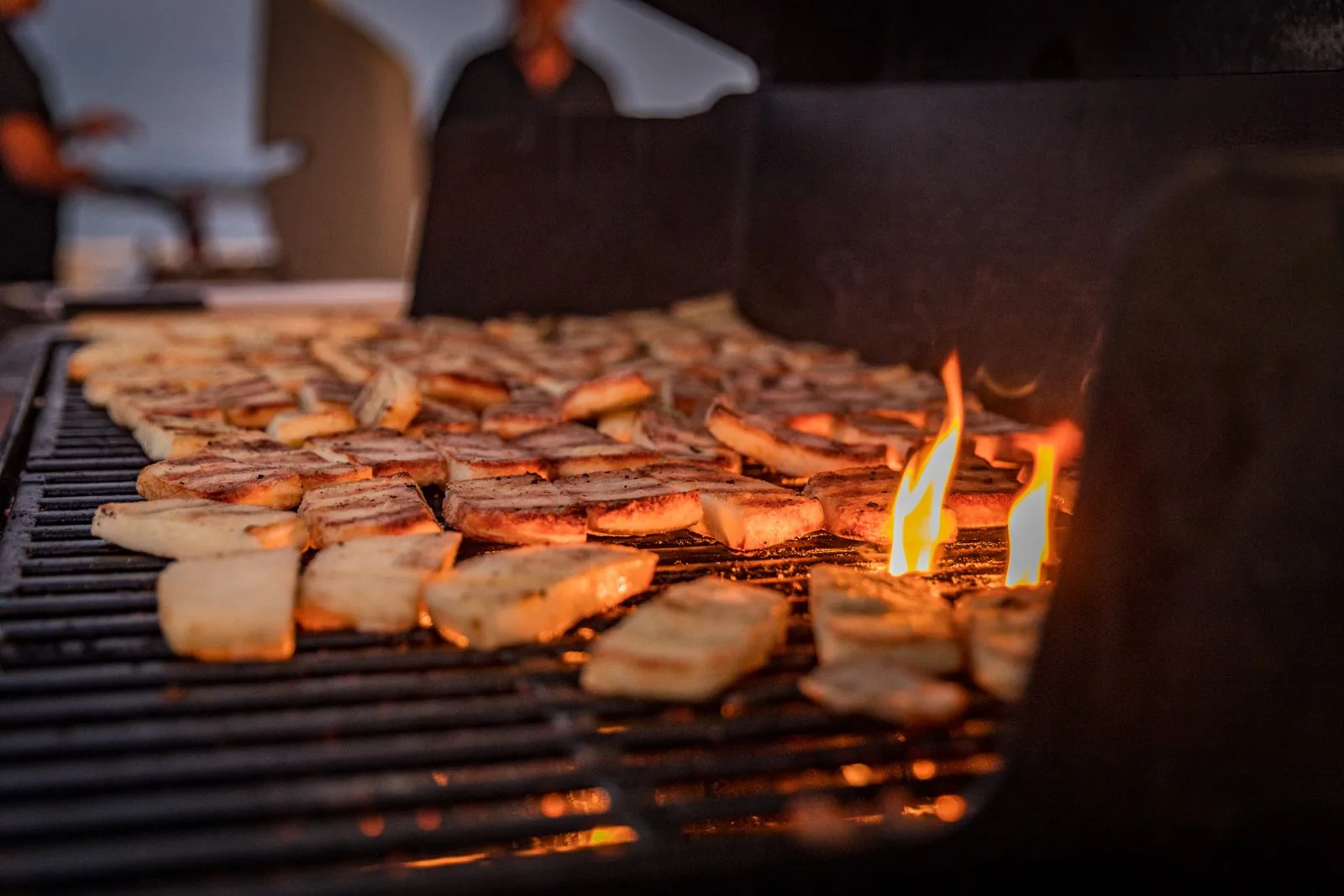 Halloumi auf dem Grill