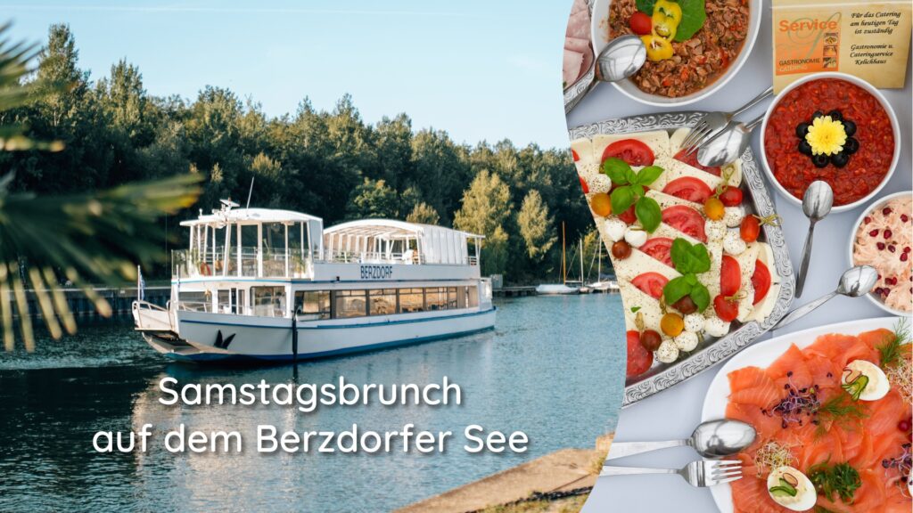 EMS Berzdorf Schifffahrt auf dem Berzdorfer See neben Görlitz - Frühstück in Görlitz