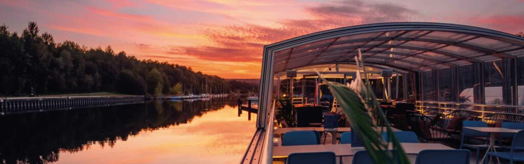 EMS Berzdorf Schifffahrt auf dem Berzdorfer See - Sonnenuntergangsfahrt in Görlitz